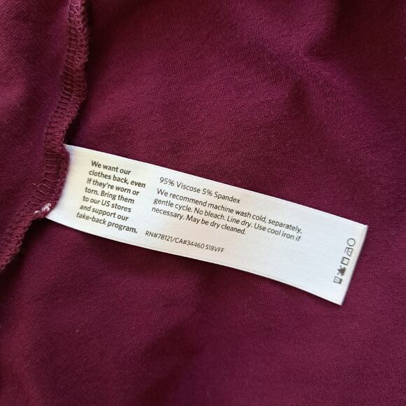 Eileen Fisher Purple Boysenberry Asymmetrical Shift Tunic Dress Petite Large - Picture 7 of 10